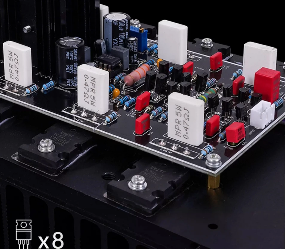 Amplificateur de puissance stéréo P1000 classe AB HIFI, bricolage, 250W + 250W, référence au circuit Accuphase