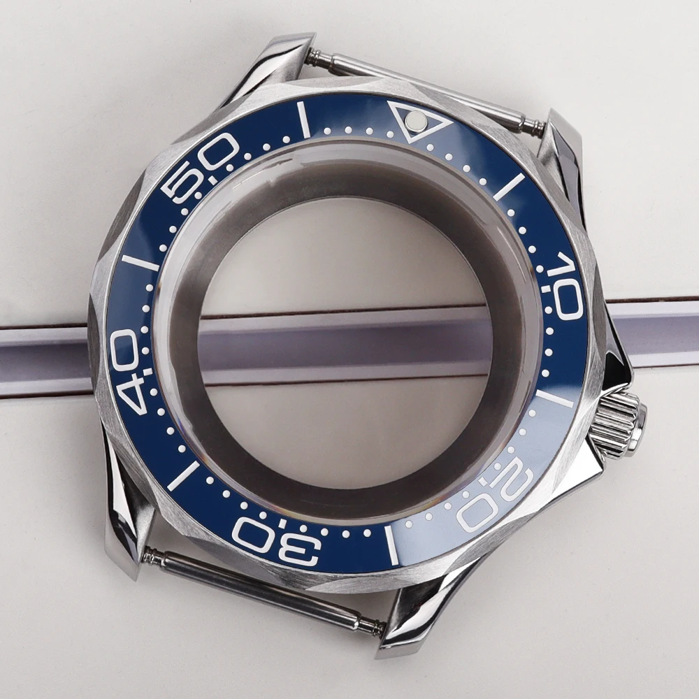 41mm Watch Case and Bracelet Stainless Steel Waterproof for Seamaster 300 NH35 NH36 NH38 Movements 31mm Dial Watch Accessories image 3