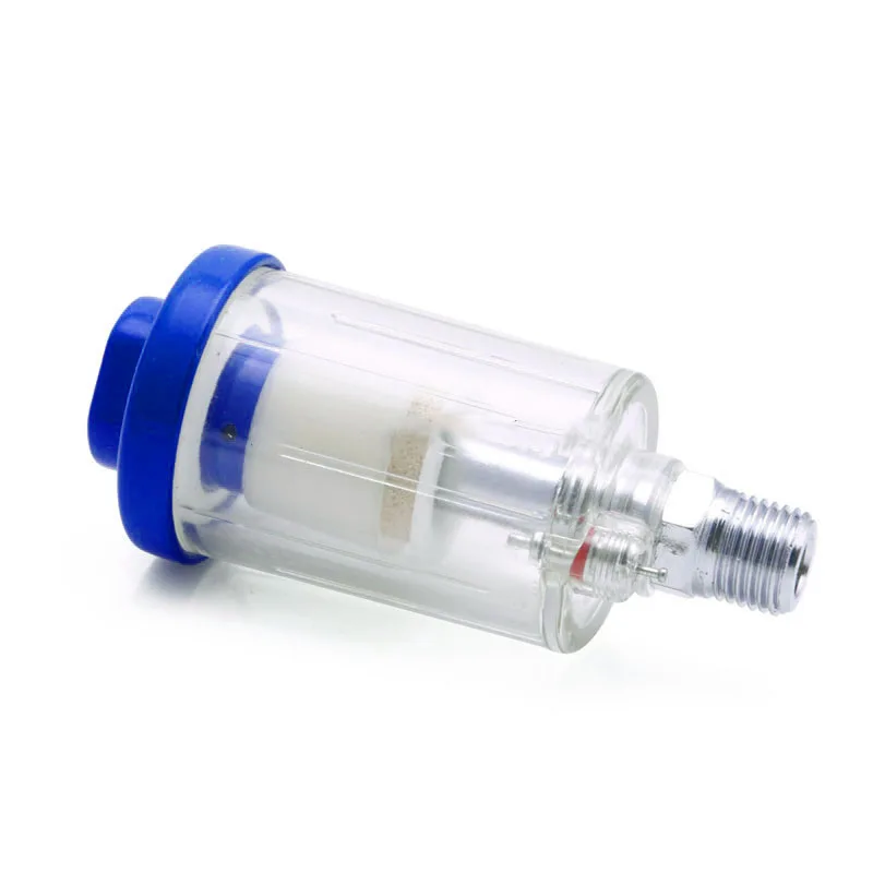 Inline 1/4 Inch Air Oil Water Separator Filter For Compressor Spray Paint Gun New