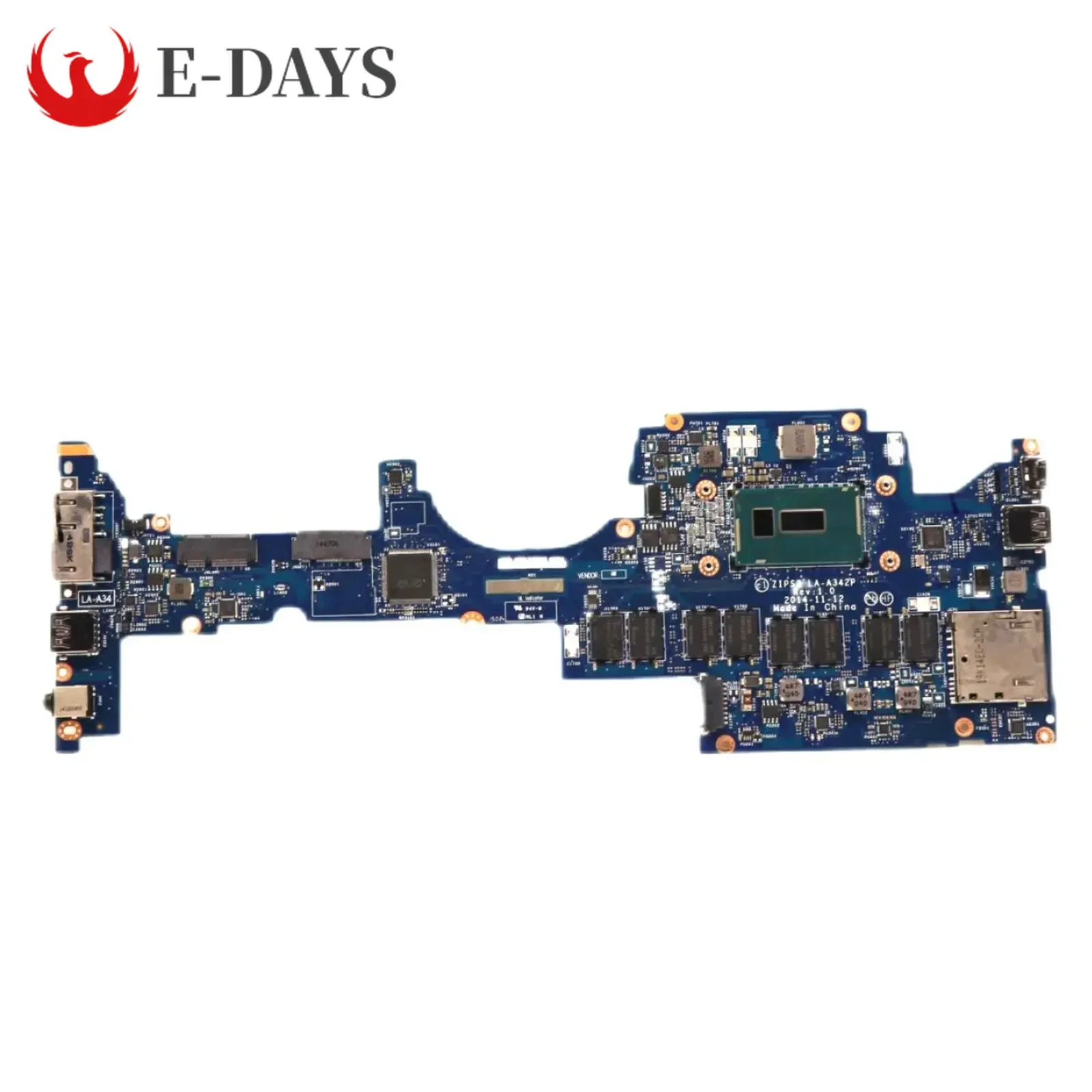 

LA-A342P CPU I5-5200u UMA RAM 4G Mainboard For Lenovo ThinkPad Yoga 12 Laptop Motherboard 100% Test