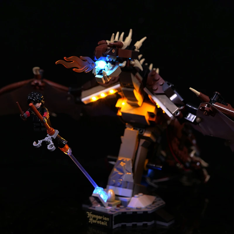 RC DIY LED Light Kit For LEGO 76406 Dragon Building Block Set（Only LED Light,Without Blocks Model）