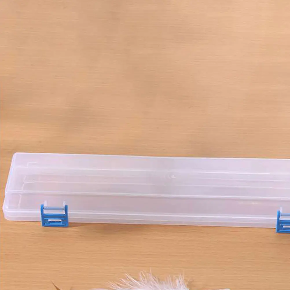 

4pcs Transparent Paint Brush Case Clear Storage Box Watercolor Holder Portable Painting Tool ganizer Arts Crafts Supplies