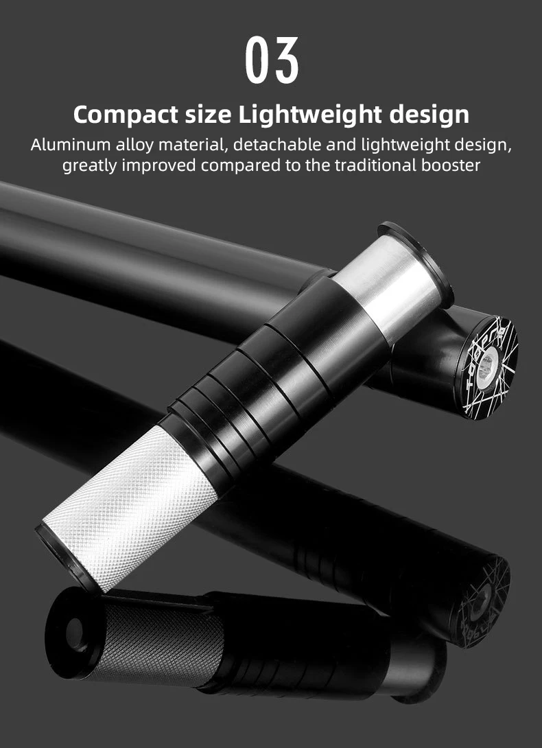 TOOPRE Höhe Spacer Riser Fahrrad Gabel Vorbau Extender Innen Fiameter 24,6-25,4mm 55mm Außendurchmesser 28,6mm für Mountain Road Bike – Detail 6