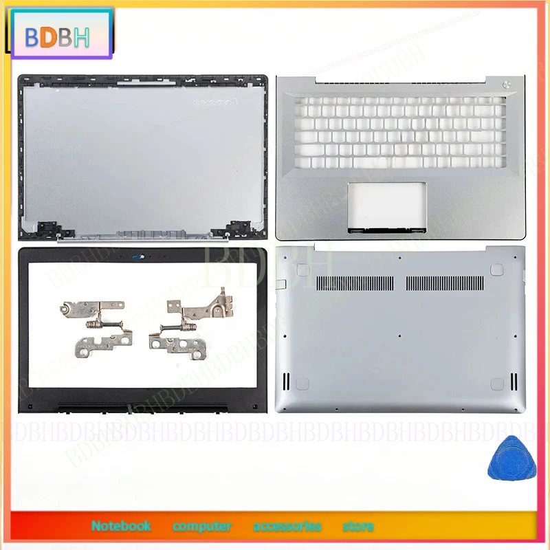 NEW For Lenovo 300s-14 500s-14 i2000 S41-70 S41-75 S41-35 U41-70 Laptop LCD Back Cover Front Bezel Palmrest Bottom Case Hinges