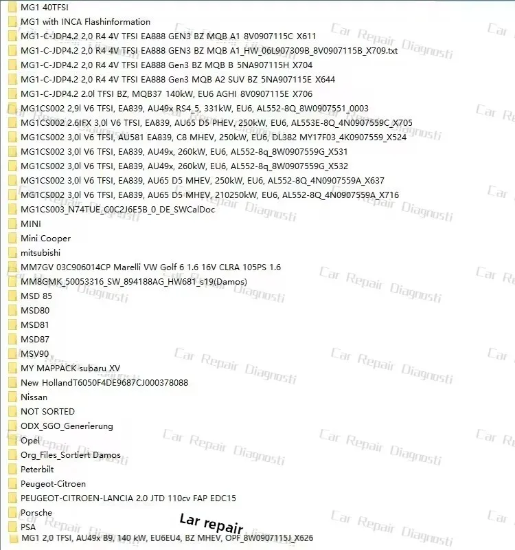 2024 NEW 93GB WINOLS DAMOS Big Archive Damos Mappacks for Winols Software BIG PACK Package Chip Tuning Maps All data maps file