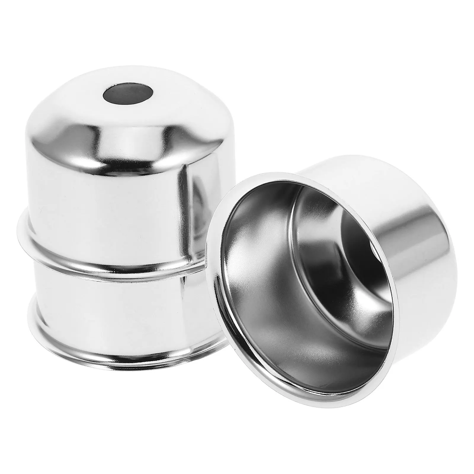 

3 шт. Базовая часть Настольная база Украшение Modern Finials Металлические финики Замена ручки Конические детали своими руками Основы чашки Стена