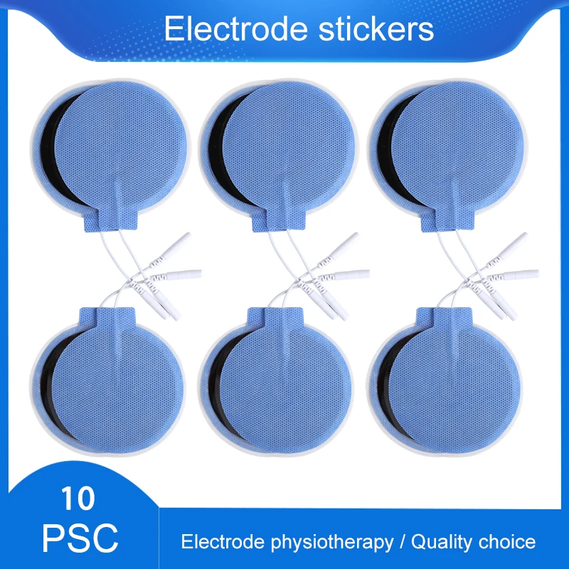 

10pcs Silicone&Gel Electrode Pads Tens Electrodes Pads for Tens Digital Therapy Machine Massager Nerve Stimulator 2mm Plug