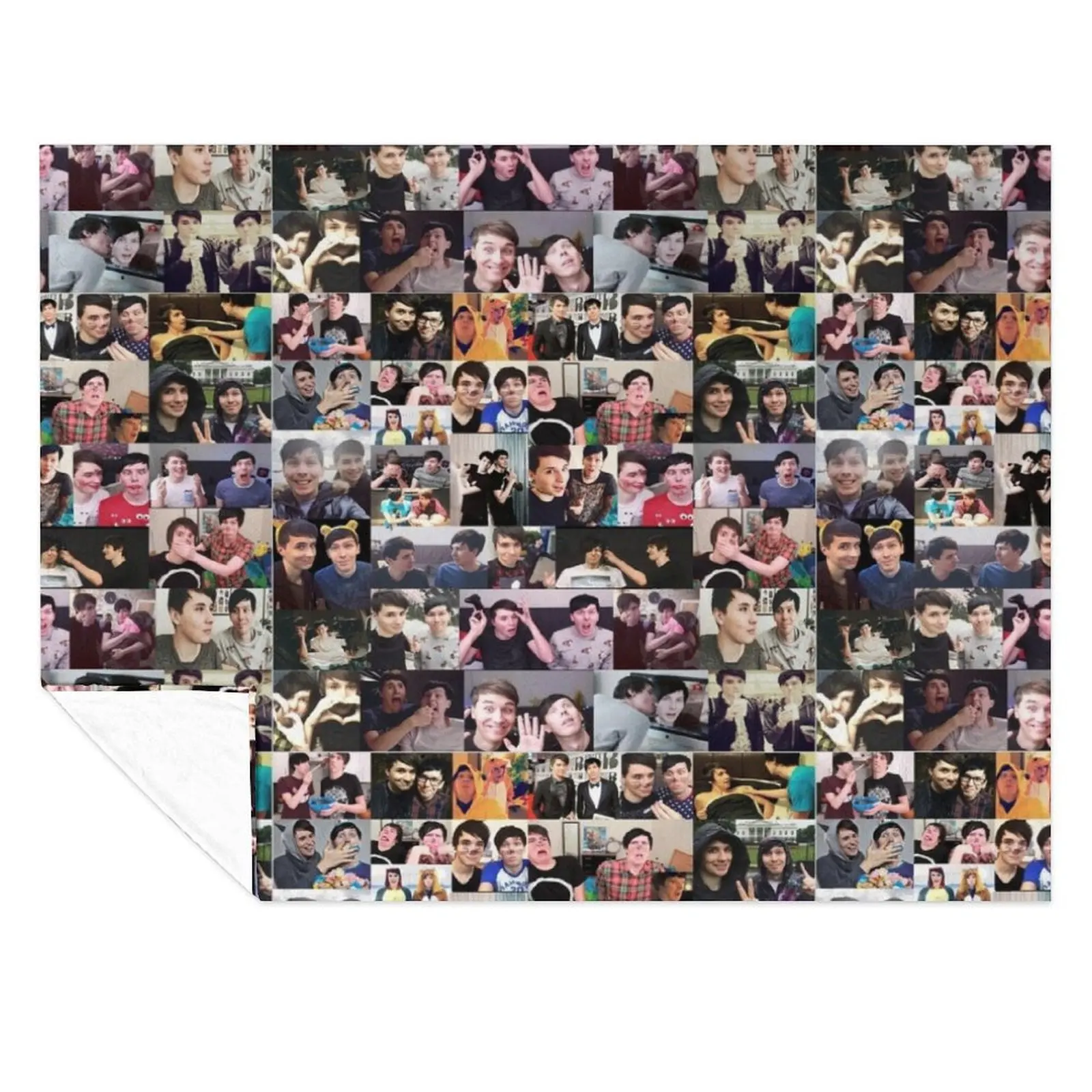 

Dan and Phil! Throw Blanket Decoratives Heavy cosplay anime funny gift Blankets
