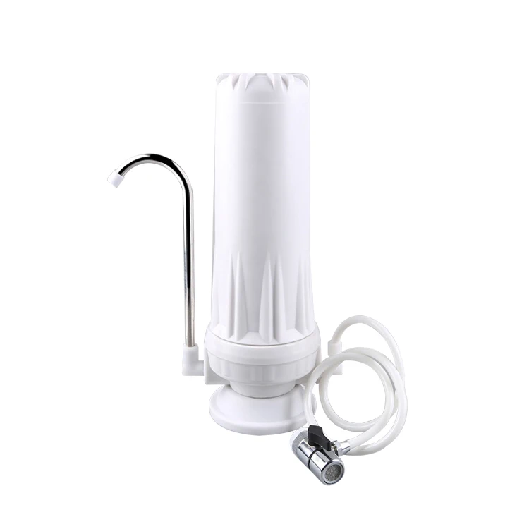 

Single Stage 360 Degree Free Rotation Switch Counter Top Water Filter With Faucet Vietnam Water Purifier