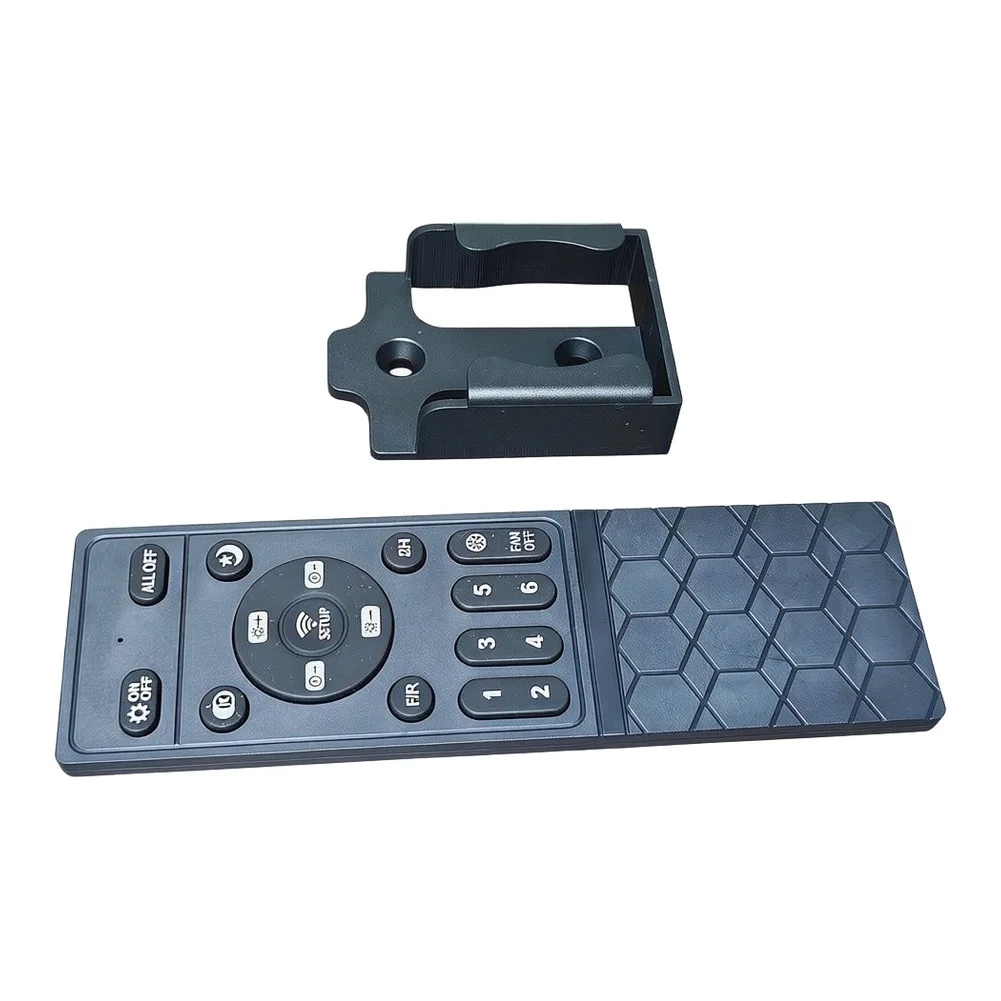 19 Key Remote Control For Oscillating For Fan Light With 6 Settings Stepless Dimming Black ABS Controller For Ceiling For Fan