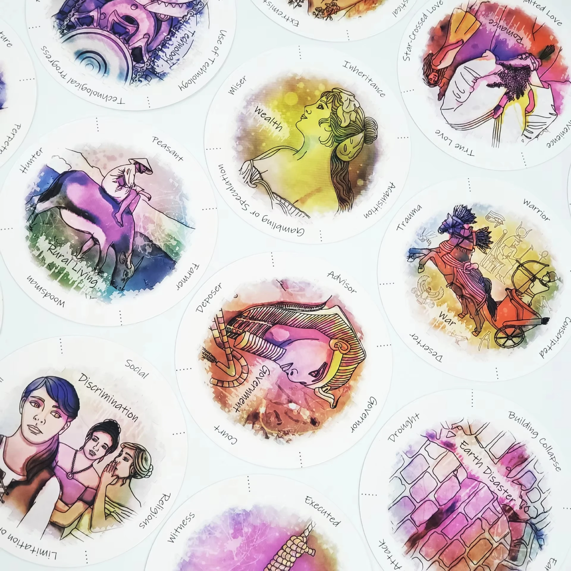 اكتشف حياتك الماضية أوراكل سطح السفينة شكل دائري 87 بطاقة مع كتاب دليل PDF العرافة أوراكل بطاقات لعبة التارو