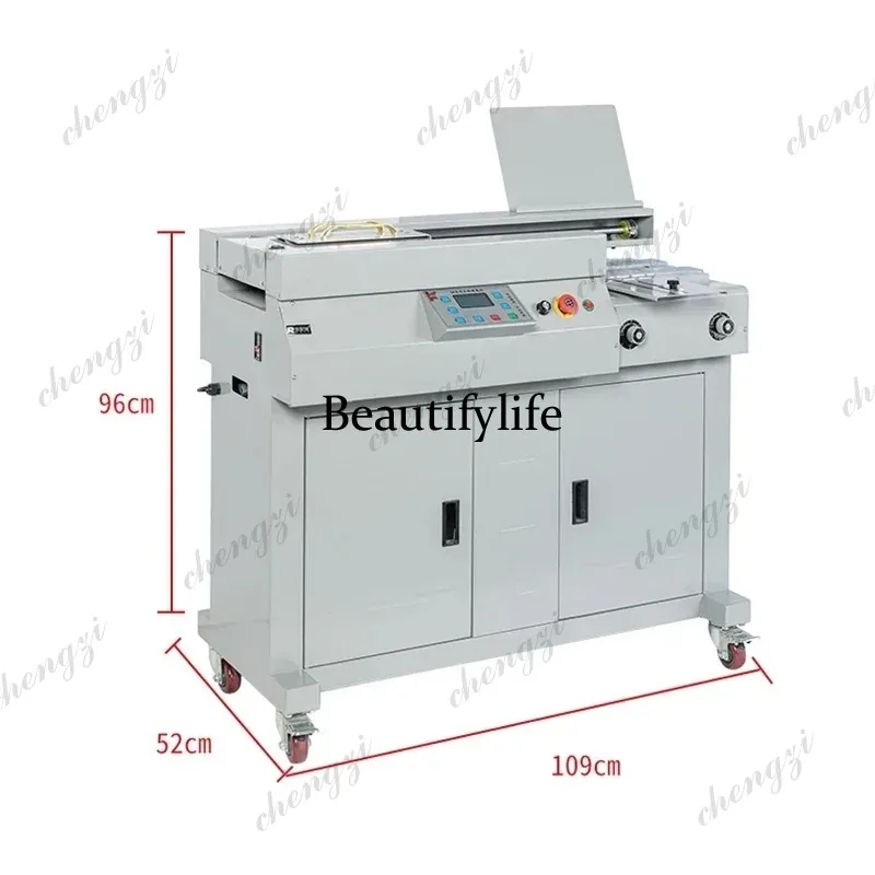 81 New Upgrade 50PLUS A4 Glue Binding Machine Wireless Bid Binding Machine Hot Melt Glue Binding Machine Glue Binder Equipment