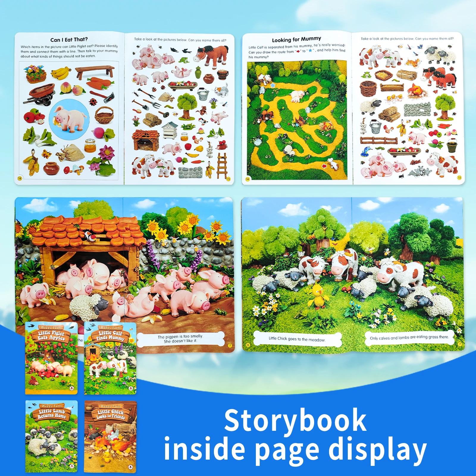 Libro de Historias para Colorear con Origami Educativo para Niños de 4 a 8 Años, Regalo Infantil, Libro de Actividades Creativas de Manualidades