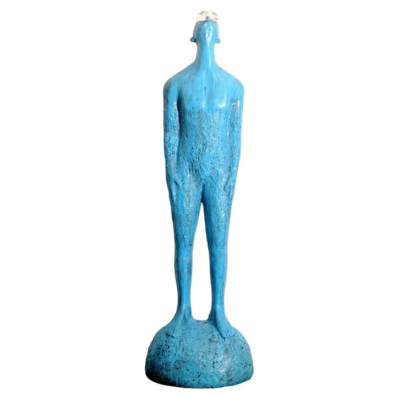Humanoid Art Sculpture Floor Lamp Designer Hotel Gallery Lobby Exhibition Hall Creative Large Human Statue Ornament