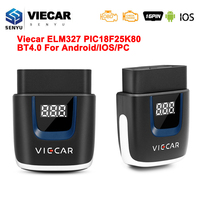 Viecar ELM 327 V2.2 Bluetooth-Compatible 4.0 ELM327 PIC18F25K80 WIFI OBD2 Scanner for Android/IOS OBD 2 Car Diagnostic Tool