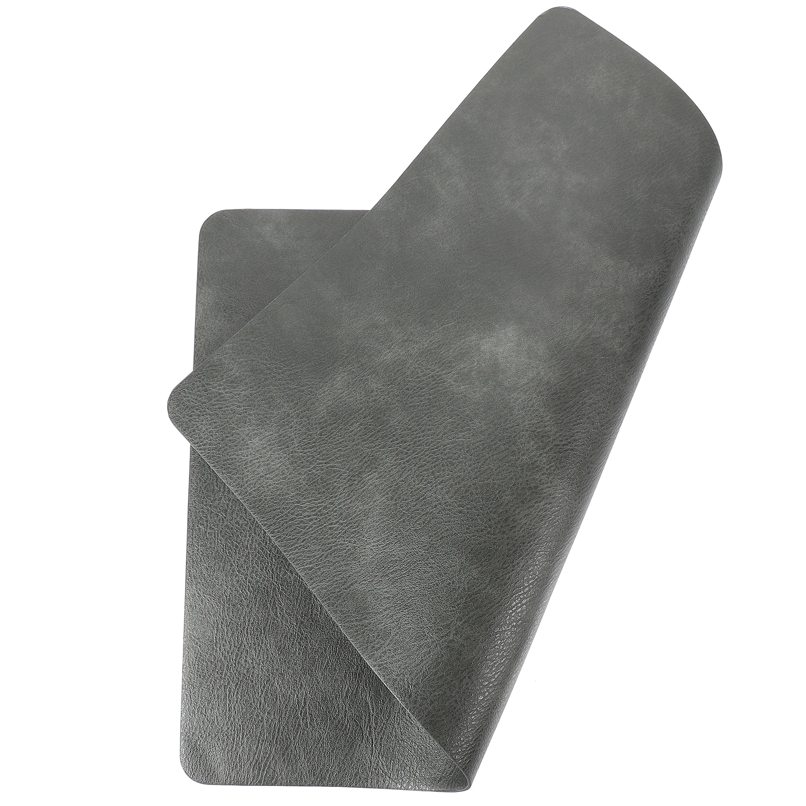 

Pu Placemat Rectangular Table Mat Heat Resistant Non-Slip Simple Style For Dining Table Decor Place Mats
