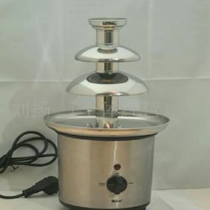110V/220V 3 Tier Chocolate Fountain Machine for Home Use Birthday Party Baking Photography Chocolate Sauce Waterfall EL