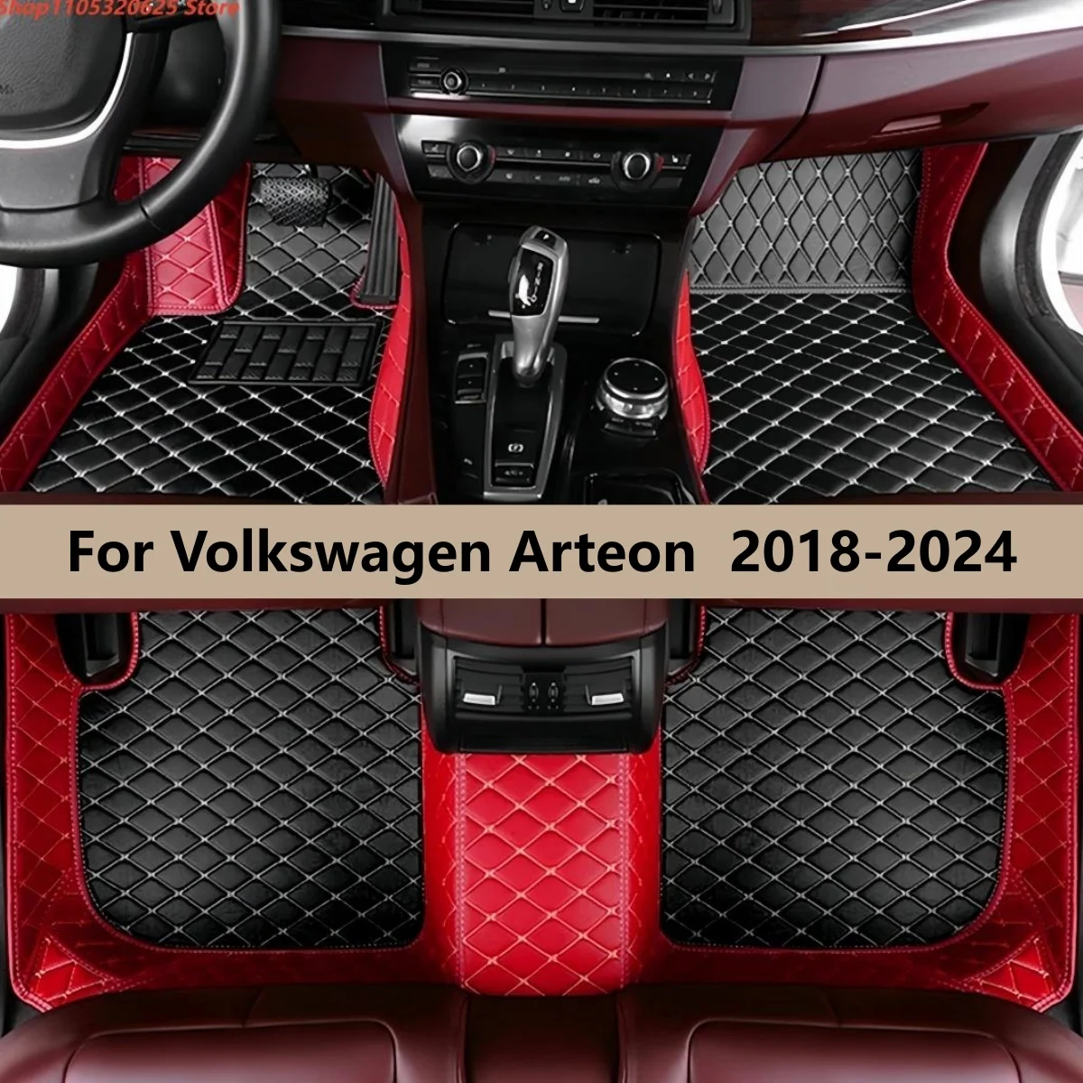 

Custom Car Floor Mats Fit For Volkswagen Arteon 2018 2019 2020 2021 2022 2023 2024 Auto Accessories Pads Car Foot Carpet