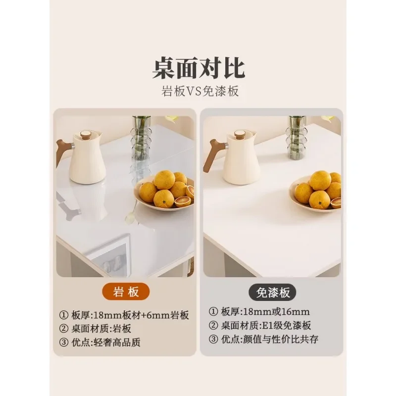 Household folding table Small apartment simpleKitchen Multifunctional mobile dining Eating foldin