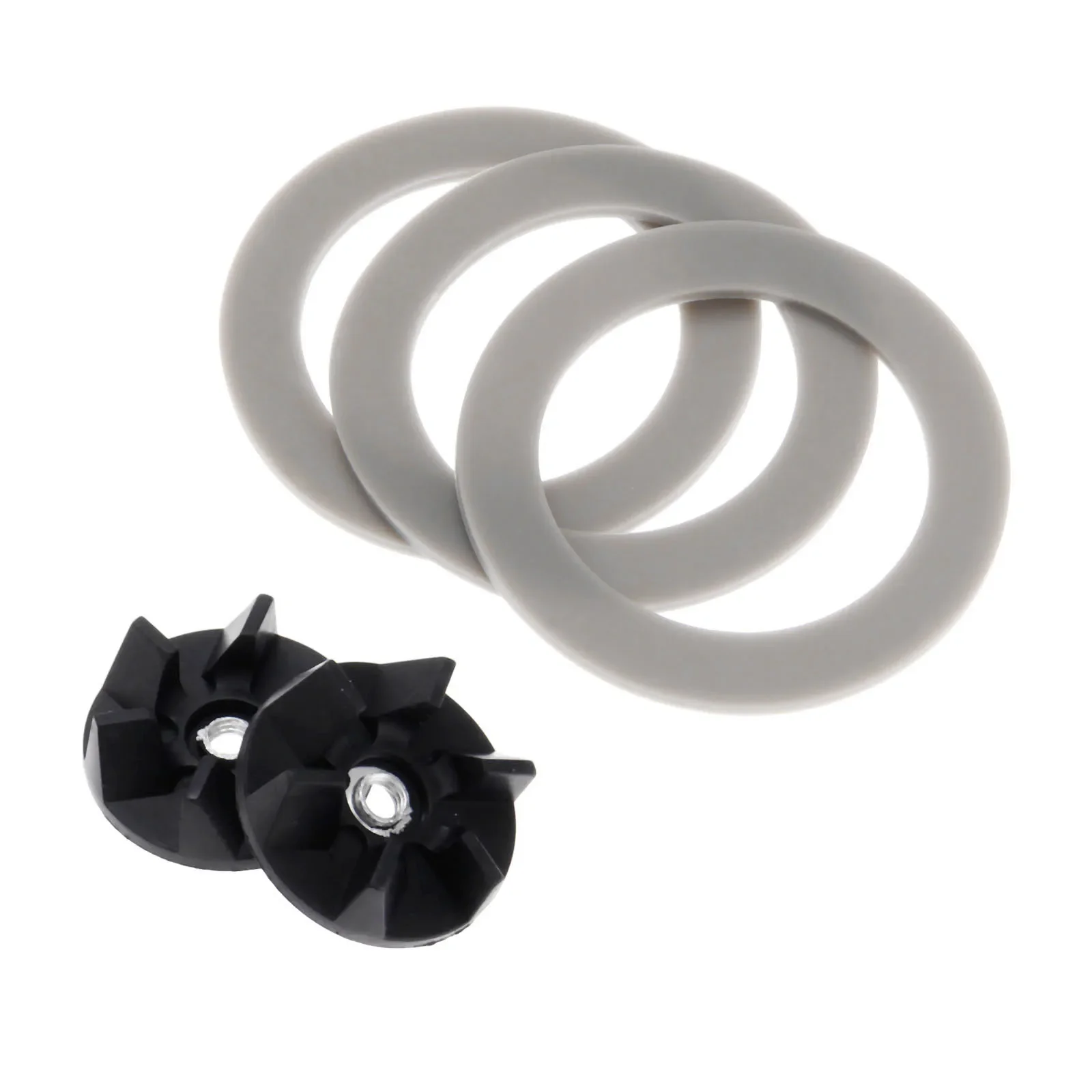 1 conjunto de peças de embreagem de borracha para liquidificadores de praia, conjunto de 990035800 (2 peças de embreagem de borracha e 3 peças de vedação)