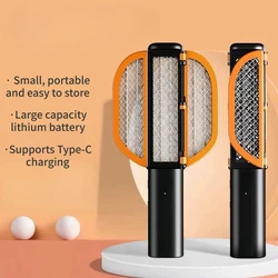 Electric Flies Killer Light USB Rechargeable Mosquito Swatter Summer Mosquito Trap Racket Anti Insect Bug UV Light Fold