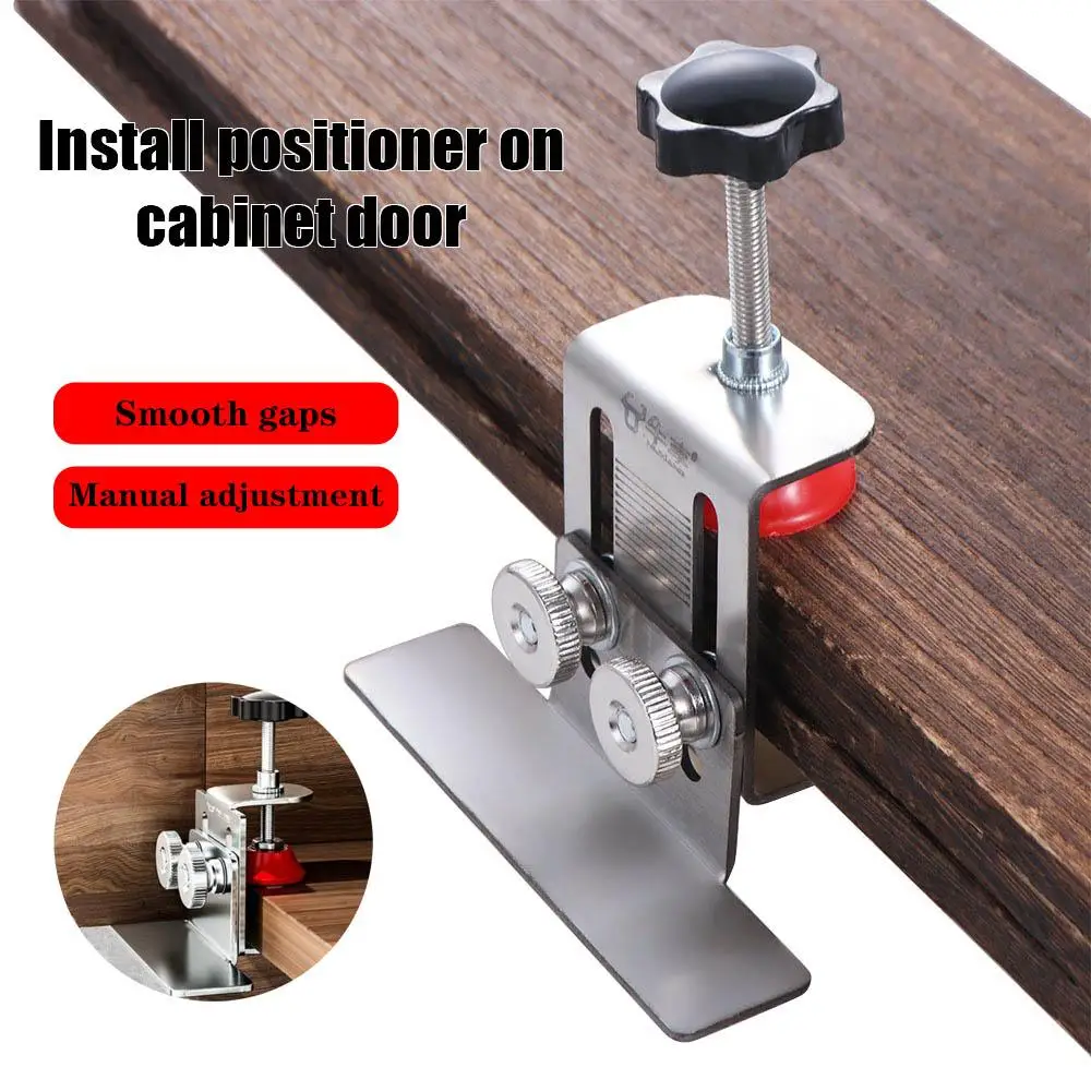 Adjustable Installations Cabinet Door Tool Precise Professiona Cabinet Door Mounting Jig Stainless Steel Quick