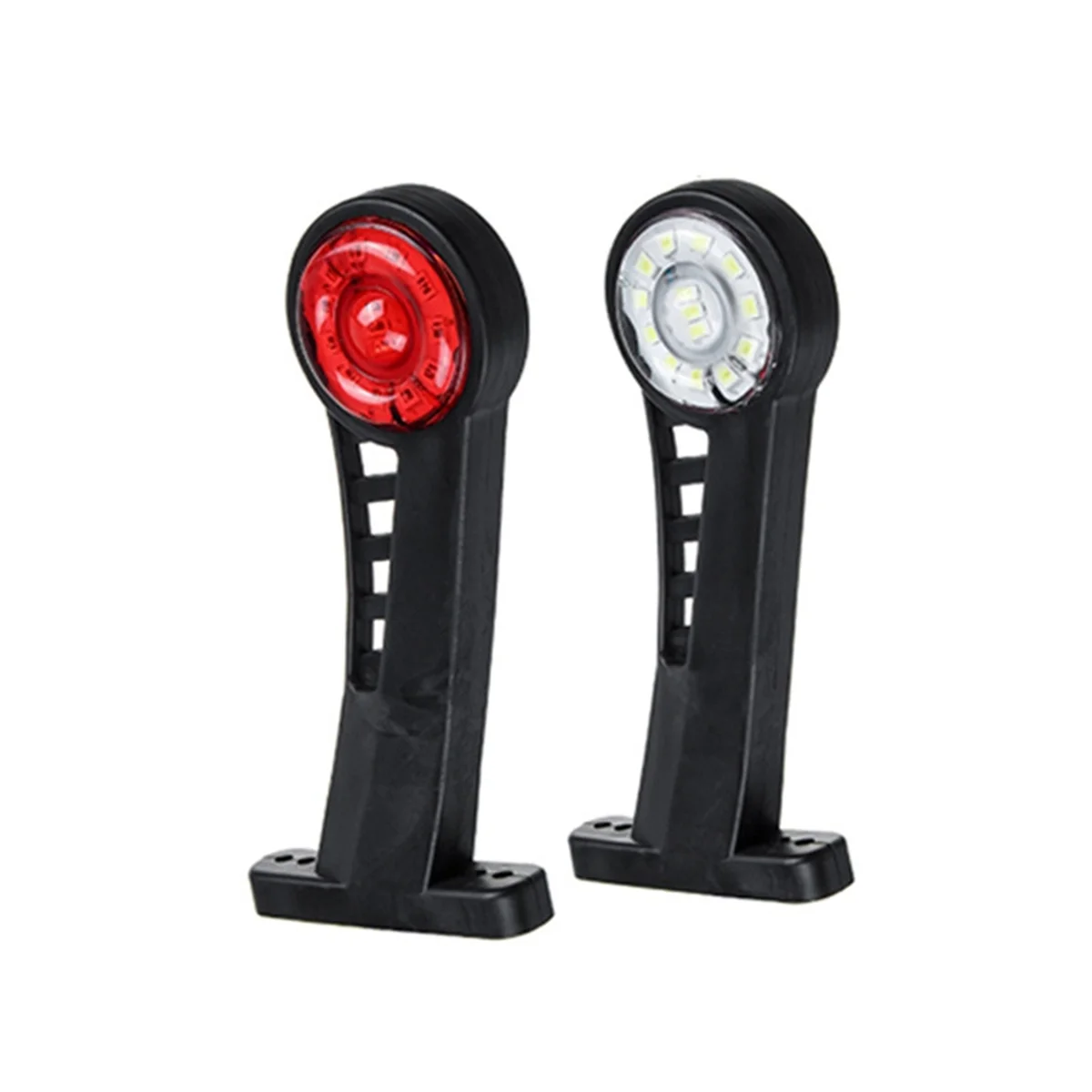 

24V Car Truck Elbow Side Marker Lights Warning Signal Lamp Rear Tail Light for Trailer Van Lorry Bus,2PCS