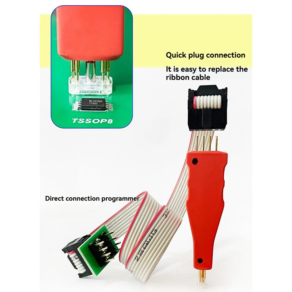 A99X 1PCS Chip Burning Probe Chip Burning Test Probe Chip Burner Cable for Car Instrument Program Connection Standard MSOP8