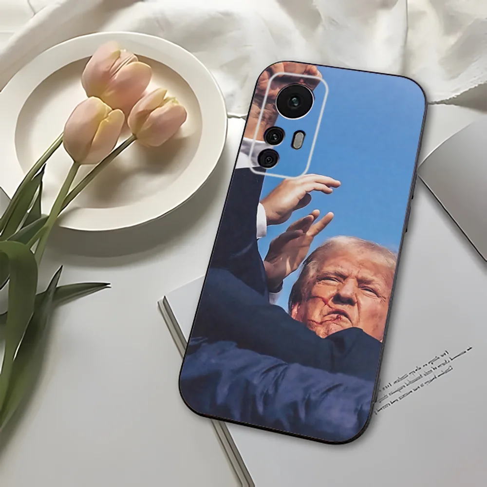 Donald Trump 2024 Phone Case For Xiaomi 11 Redmi Note 11 5G 8T 9A 9 10T Note8Pro Note9 12SUltra Black Case