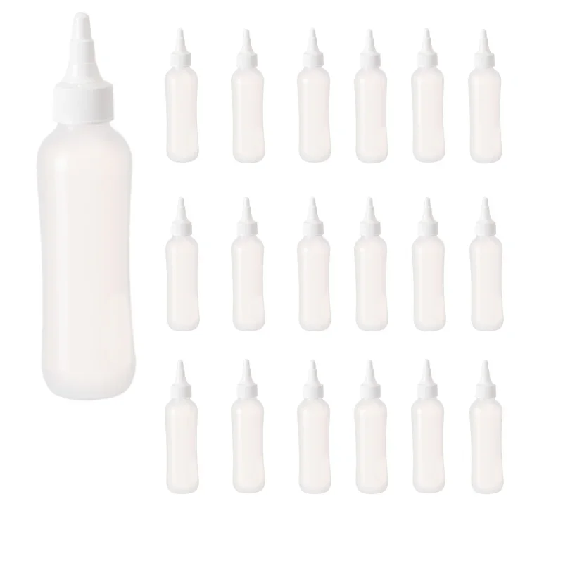 

30Pcs 50ml-200ml Nozzle Squeeze Bottle Clothing To Remove Oil Bottle Liquid Packaging