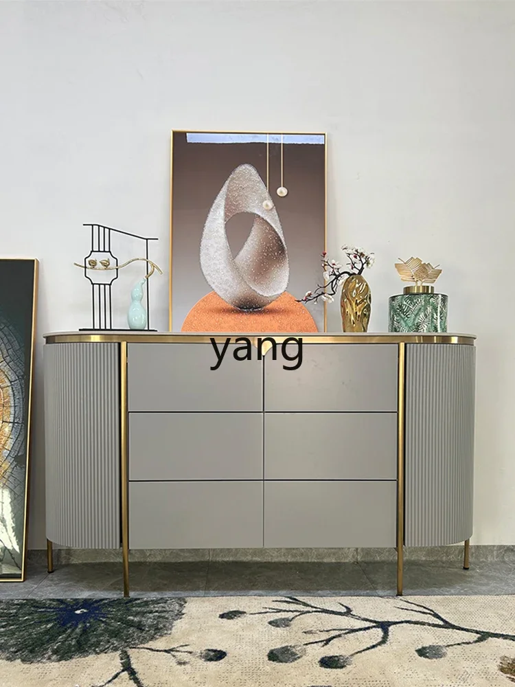 CX Bedroom Living Room Storage Decoration High-End Paint Meal Side Light Luxury Home Entrance Cabinet