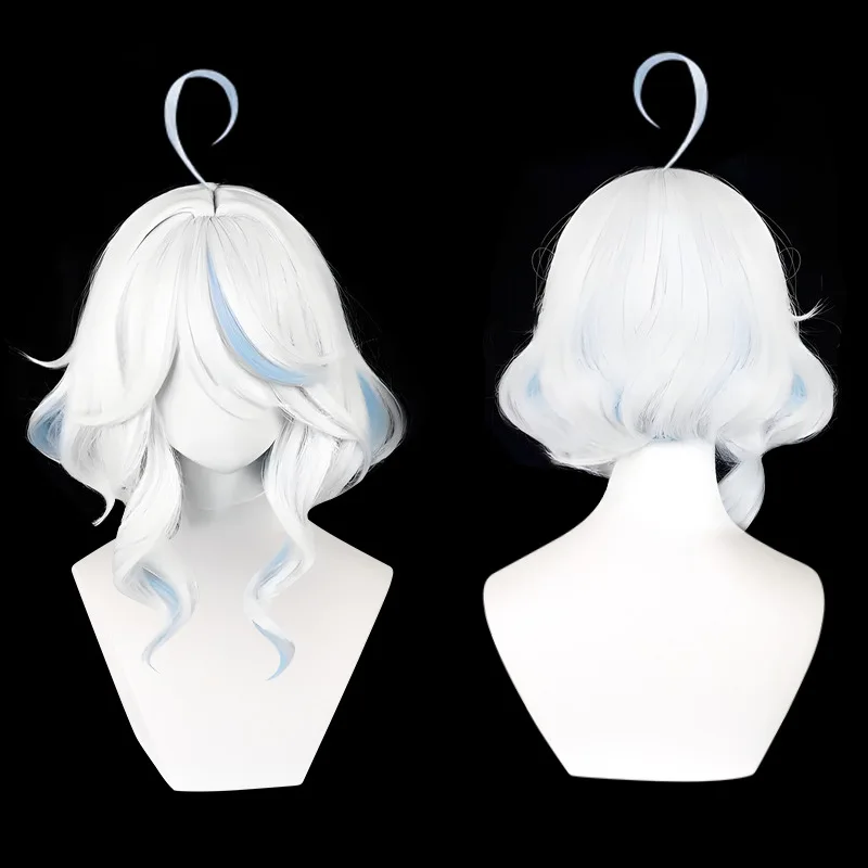 Parrucca cosplay Genshin Impact Capelli corti Hydro Venti Fontaine Nuovo personaggio Gioco cosplay Parrucca anime