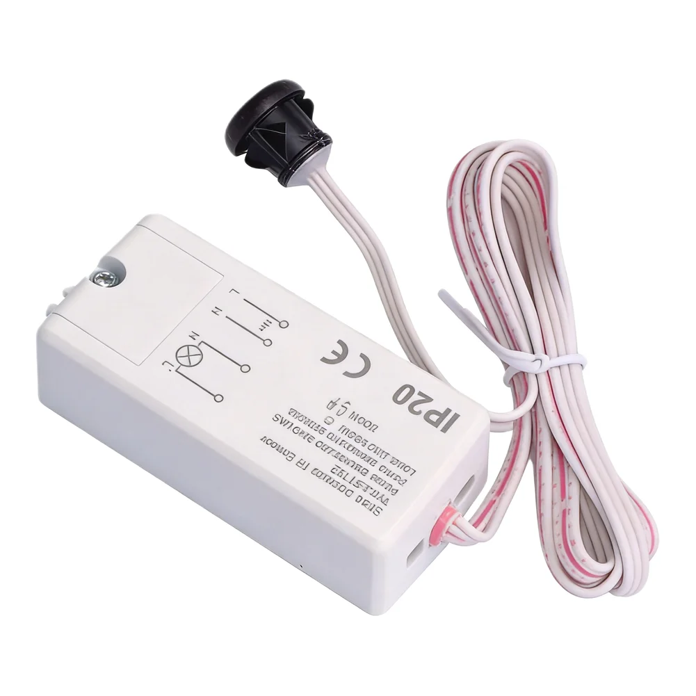 Cabinet Lighting Infrared Touch Sensor Switch With Proximity Wave Activation On Off Control 220 240V AC 50/60Hz Rated Load 500W