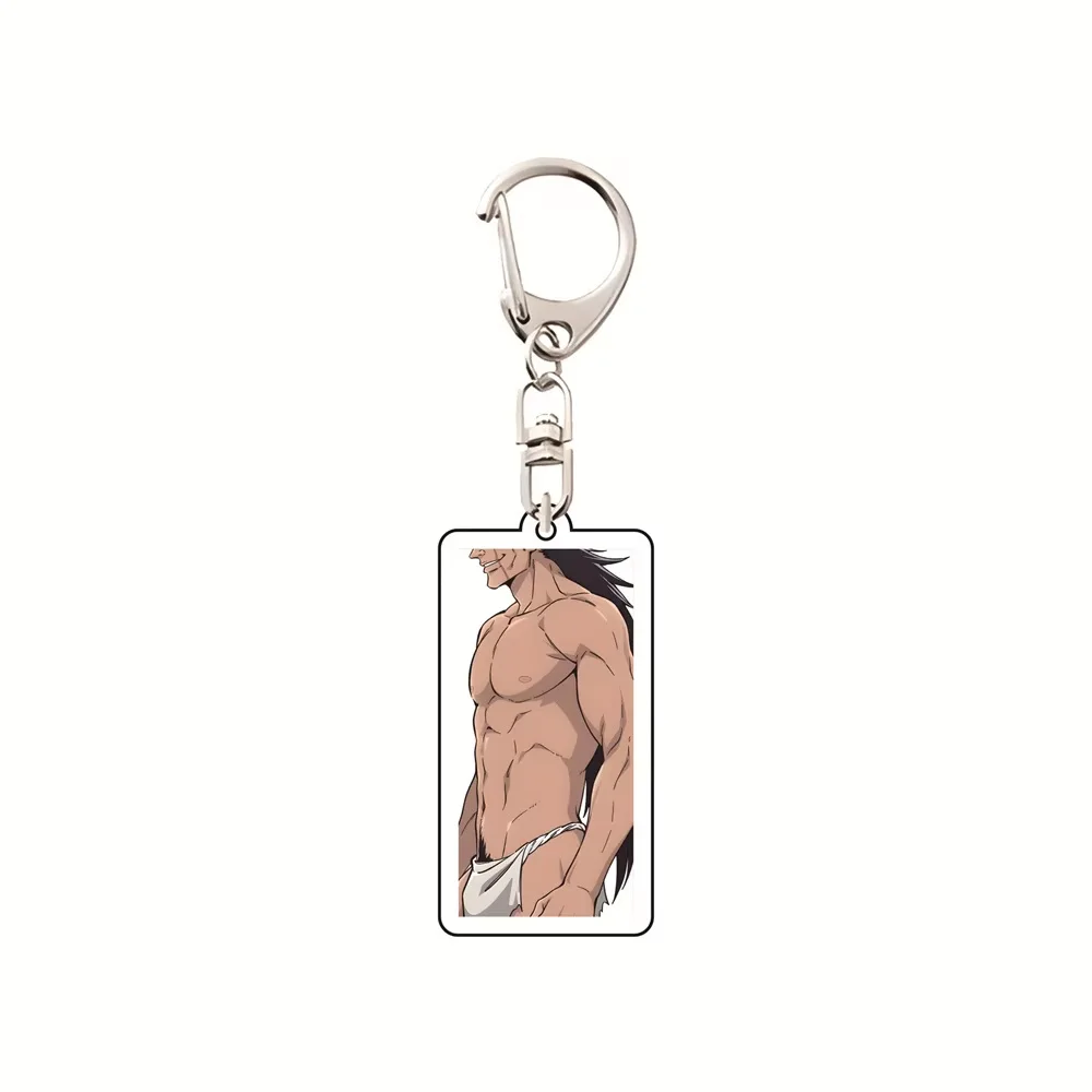 6CM Anime Bleach Acrylic Keychain Stand Model Ornament Accessories Goods Christmas Gifts