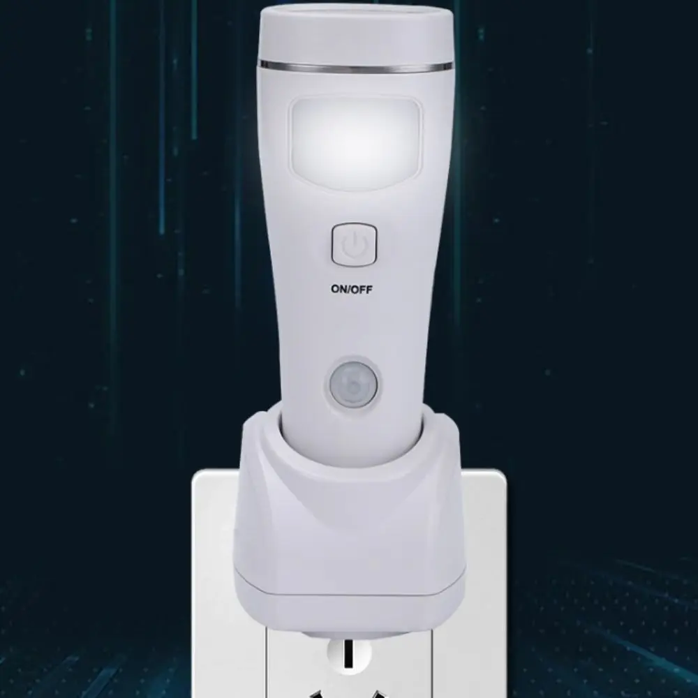 4 in 1 LED Emergency Lights Rechargeable Motion Sensor Motion Sensor Night Lights LED Automatic Turn On Plug-in Flashlight Home