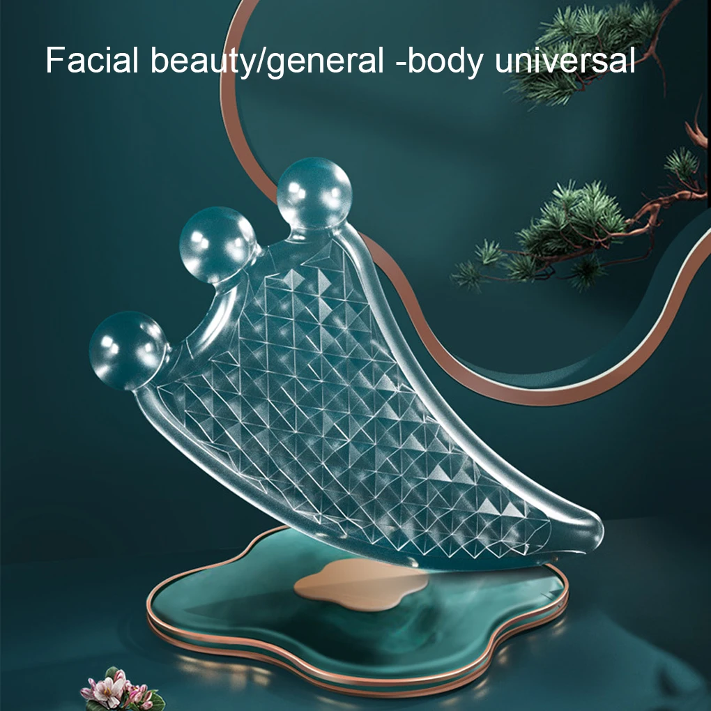 Durable Gua Sha Board For Facial Massage And Rejuvenation Stylish Resin Massager Face Gift-worthy FACIAL BEAUTY