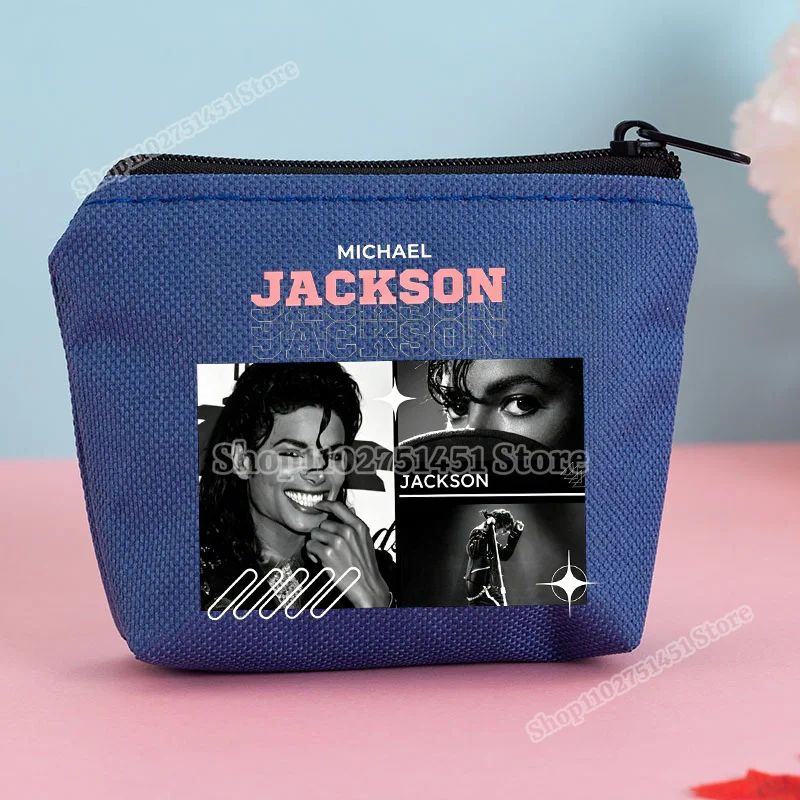 Кошелек-монетница «Король поп-музыки» Майкл Джексон, мультяшный кошелек MJ, мини-чехол, милый чехол для ключей от машины, модные сумки для хранения, подарок для фанатов на день рождения