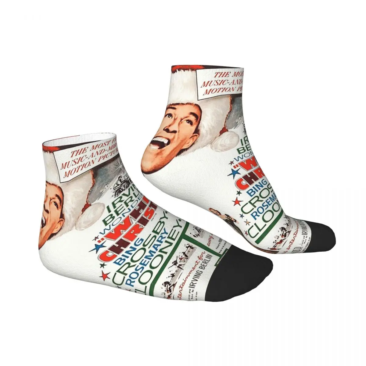 White Christmas - Bing Crosby, Danny Kay Socks Harajuku Stockings All Season Socks Accessories for Man's Woman's Gifts