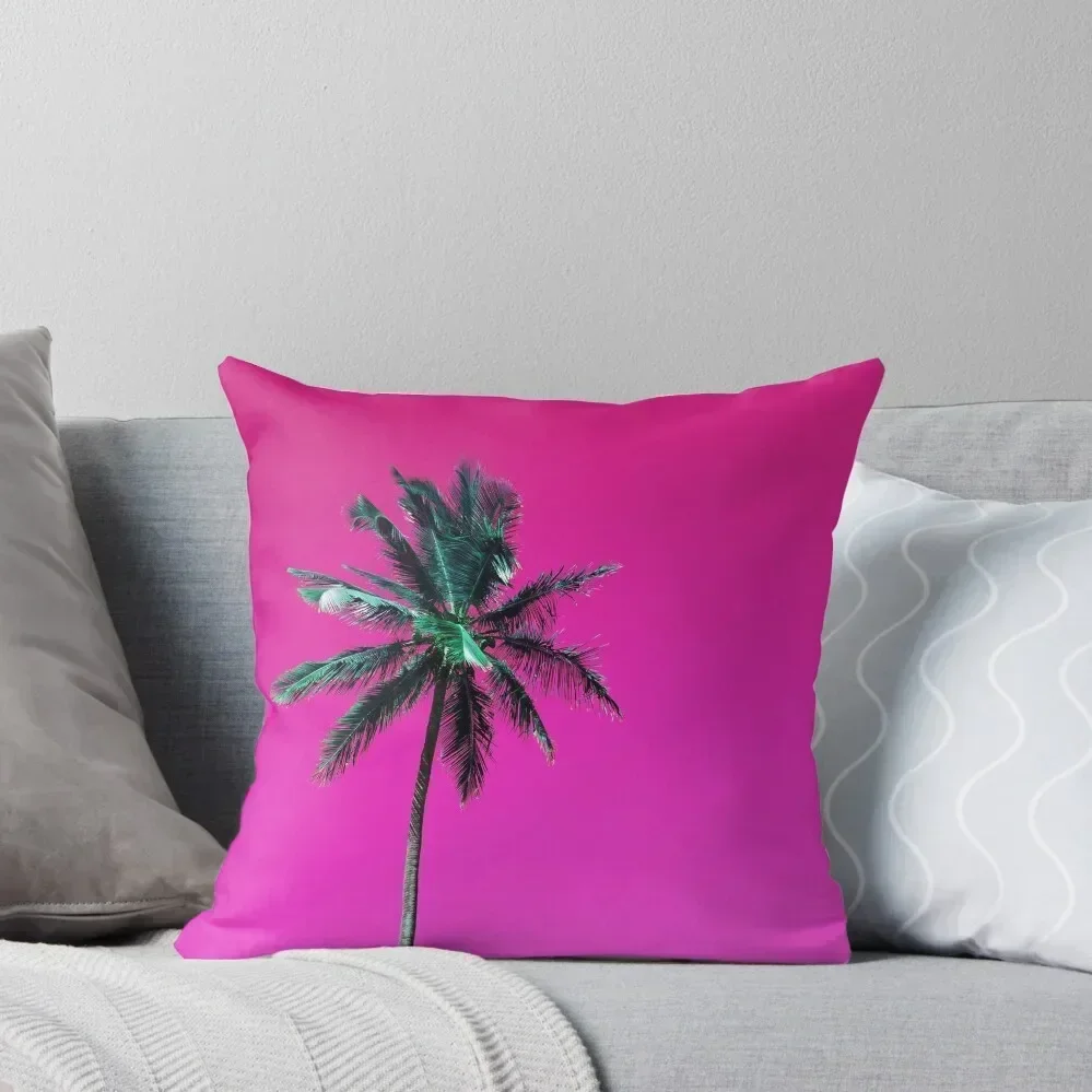 Pink Palm Puerto Rico Throw Pillow covers for pillows Cushions For Sofa pillow