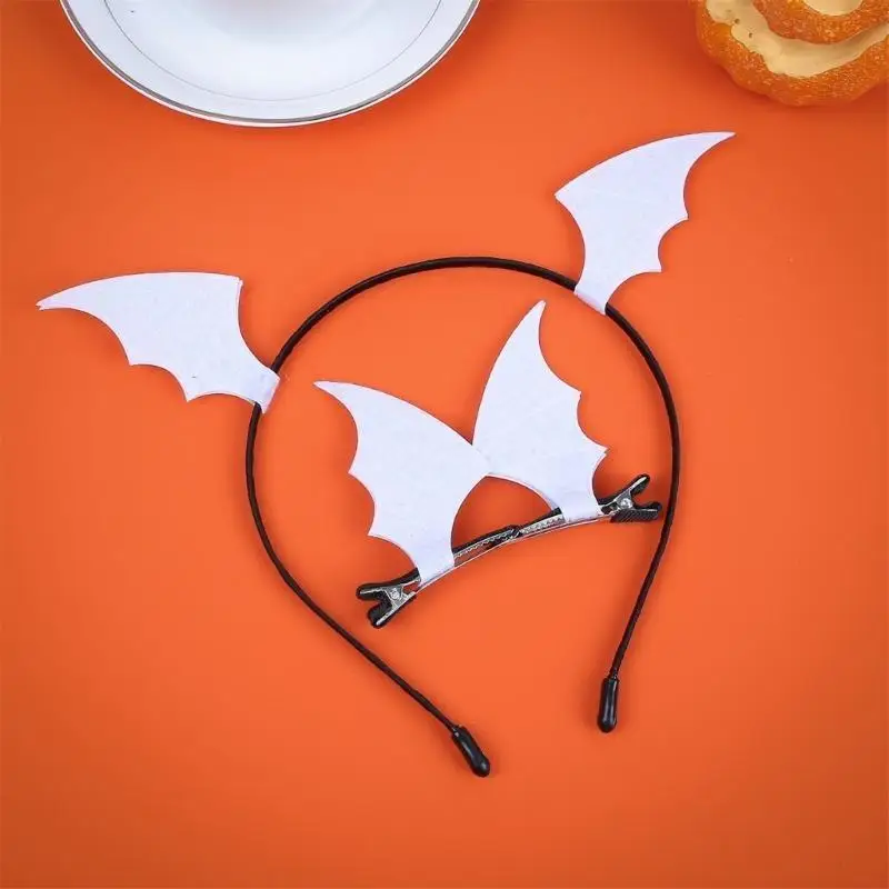 Eye Catching Devil Antlers Hair Accessory 3pcs Headband and Hair Clip Comfortable Hairpin Easy to Wear for Halloween