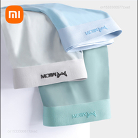 3pcs/lot Xiaomi Mijia Men Panties Graphene Antibacterial Man Underwear Solid Color Ice Silk Seamless Boxer Shorts Men's Panties