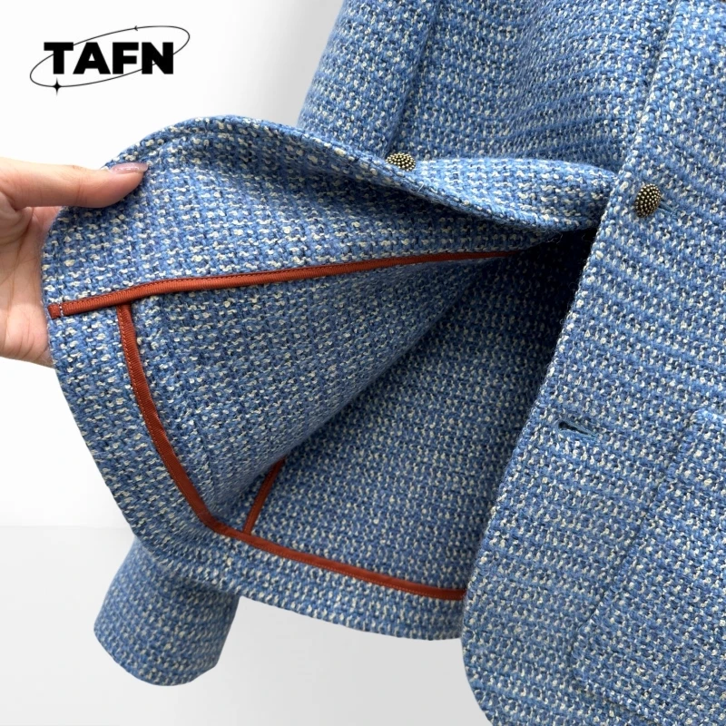 Luksusowa wełniana marynarka t – Wool Blend Coat recenzja i cena
