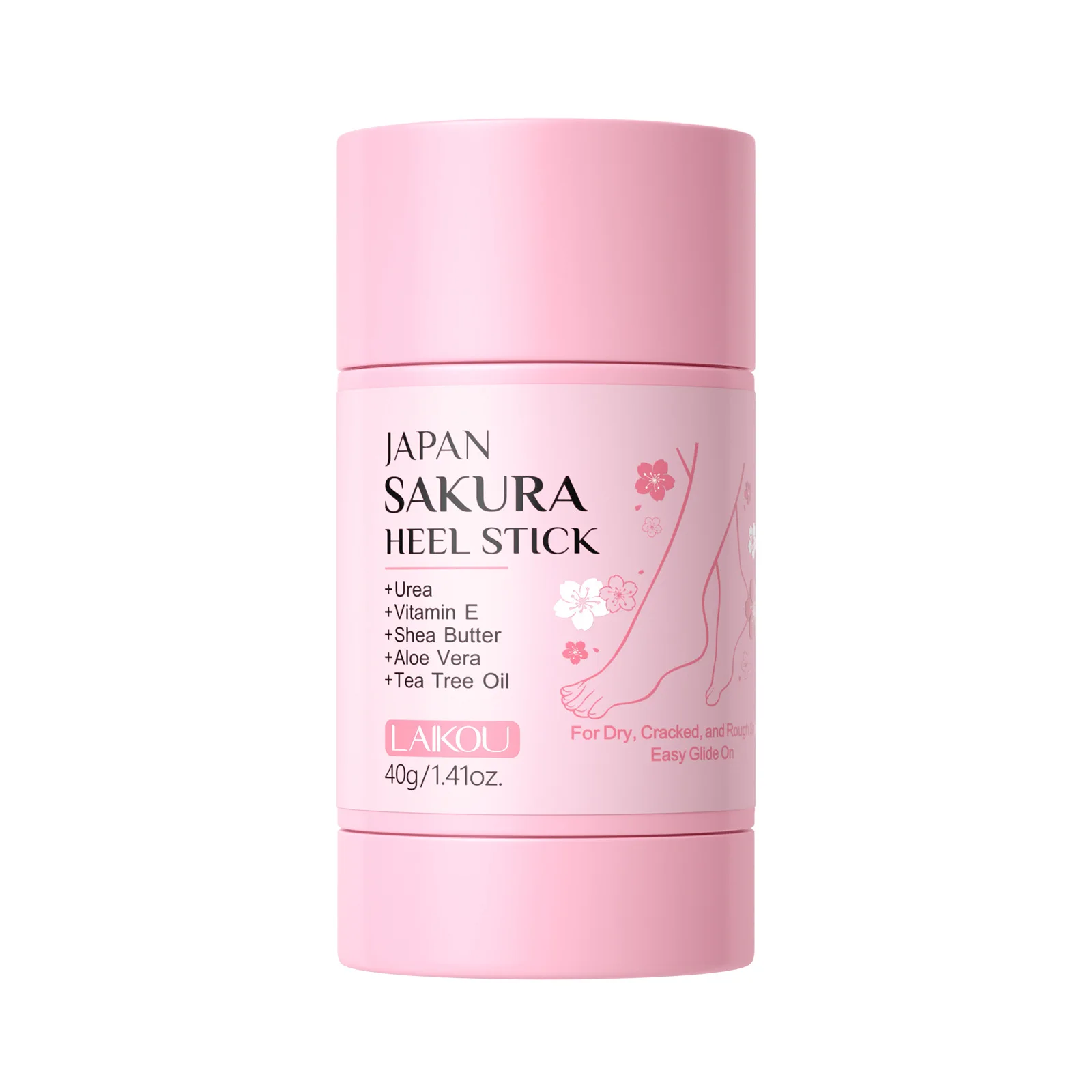 40g LAIKOU Cherry Blossom Heel Stick Hydrating Moisturizing Skin Care Products Moisturizing