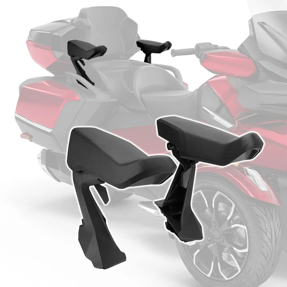 Rear Passenger Armrests Black Metal Brackets On-Road 219401181 For Can-Am Spyder RT/Limited/Sea-to-Sky Arm Rest Kit 2020-2025
