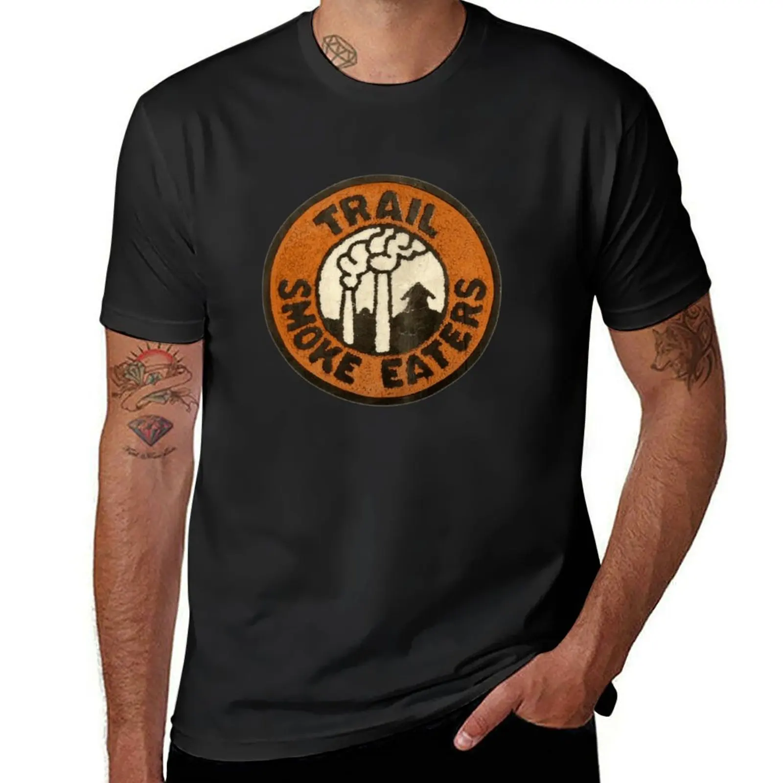 Smoke Eaters HC T-Shirt tops anime t shirt men