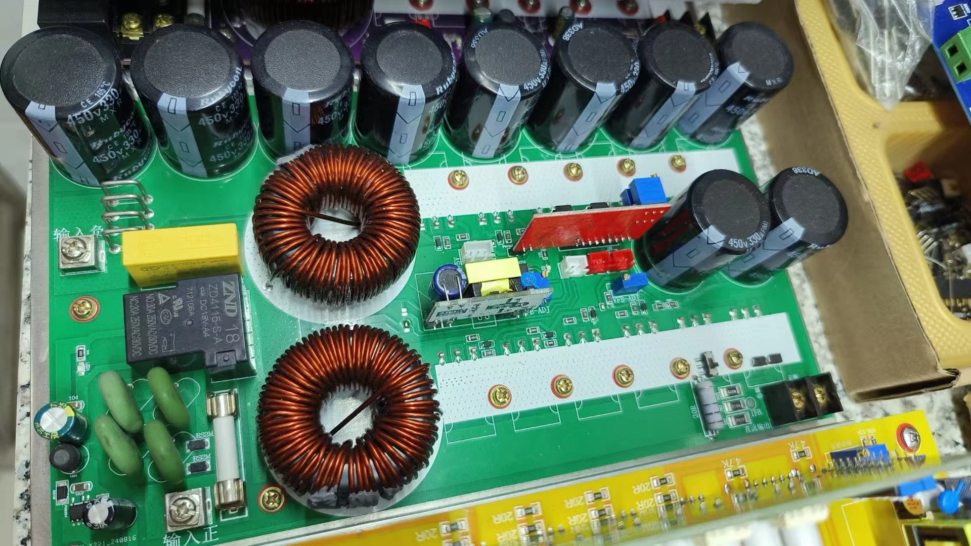 High-Power DC-to-DC Step-Up Board Adjustable Output Voltage and Current Constant Voltage and Constant Current