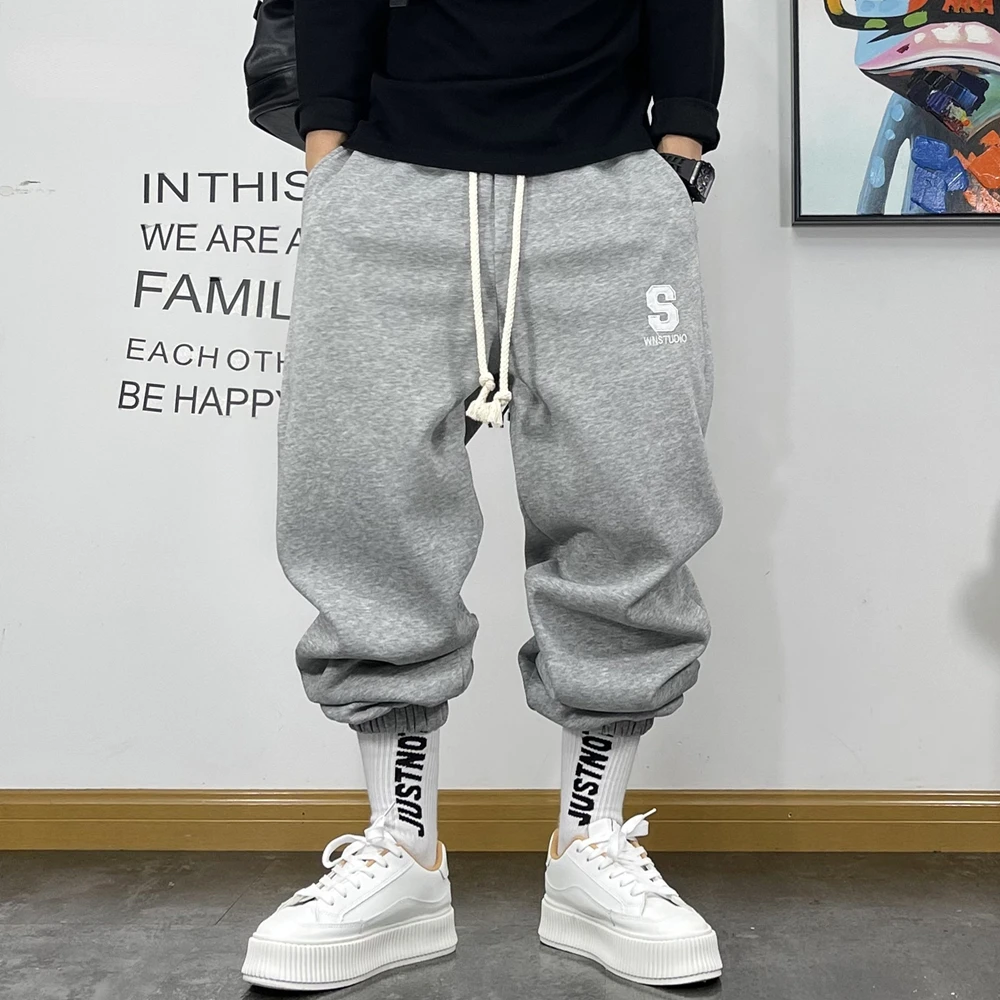 

Embroidery Sweatpants Men Korean Streetwear Hip Hop Basketball Sports Pants Harajuku Oversized Joggers
