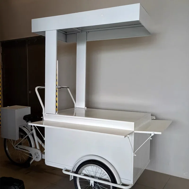 Creative stall upside down donkey tricycle square event promotion float mobile snacks