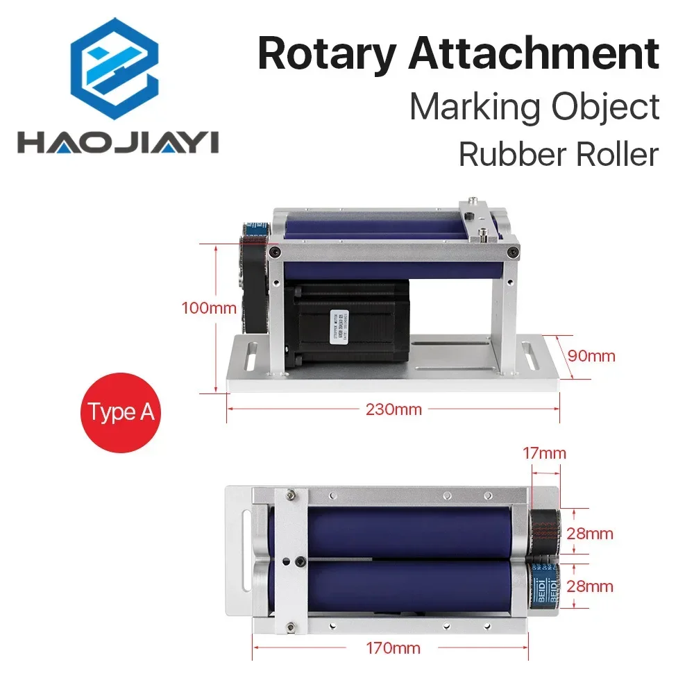 Rotary Worktable Rotary Attachment 2 Phase Stepper Motor Nema 24+Driver for Laser Marking Cylindrical Objects DIY Part