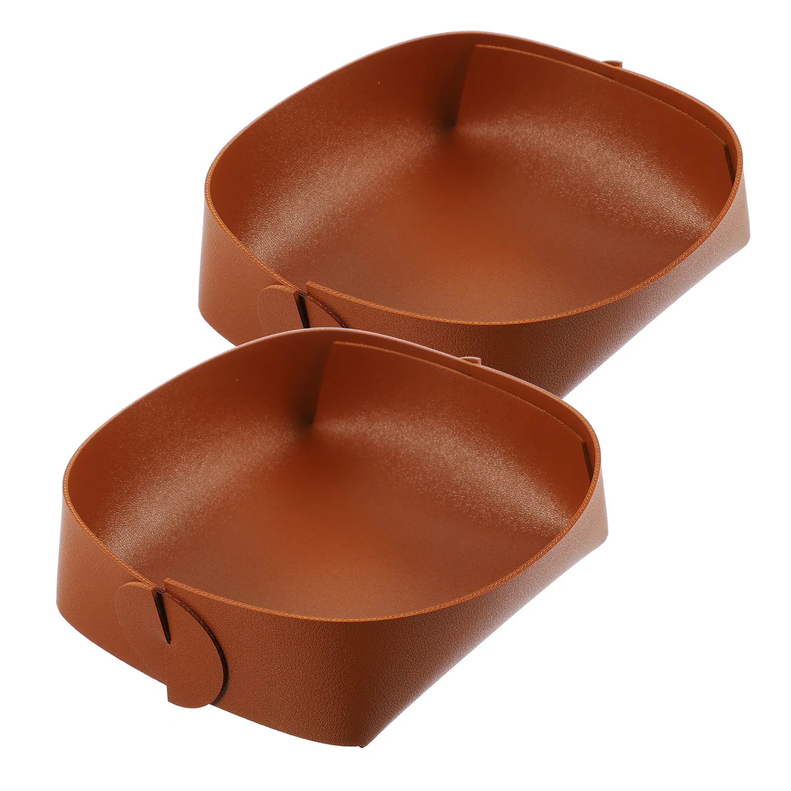 

2pcs Storage Trays 12.5X8.5Cm Desktop Organizing Tray For Keys Coins Sundries Home Office Entryway Decor Decorative